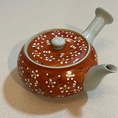 急須　花柄
