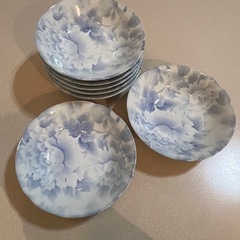 お皿　花柄　7枚セット【家庭用】【業務用】