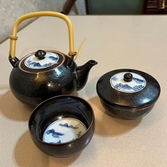急須　蓋付き湯呑み5個セット【家庭用】【業務用】