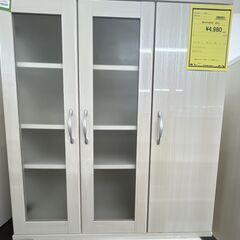 ジモティ来店特価!!　キッチンカウンター　ホワイト　　J-10151