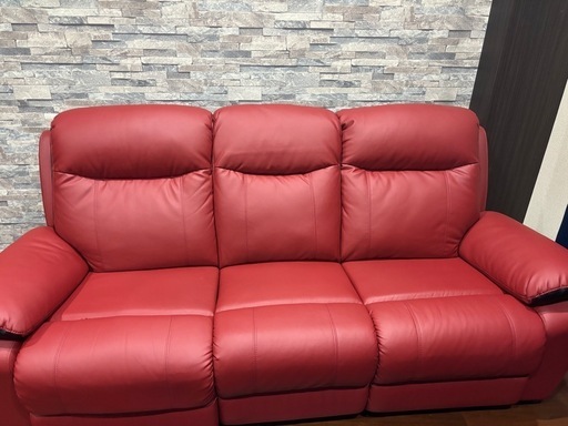 3人掛け電動リクライニングソファー