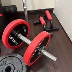 セット商品！◇◇筋トレ17点セット！インクラインベンチ、バー