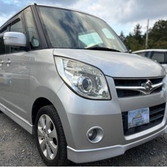 78000キロ！実走行 スズキ パレット XS禁煙者！★総額19.8万円★車検2年付 機関良好 内外装綺麗♪片側パワスラ 社外ナビ ワンセグTV スマートキー２つ 純正アルミ お買い得車！の画像