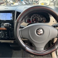 78000キロ！実走行 スズキ パレット XS禁煙者！★総額19.8万円★車検2年付 機関良好 内外装綺麗♪片側パワスラ 社外ナビ ワンセグTV スマートキー２つ 純正アルミ お買い得車！の画像