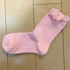 キッズソックス（ピンク、１６～１８ｃｍ）２足