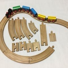 お値引き(^^)木の汽車セット