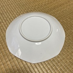 八角形の花柄プレート大皿（フルーツ盛り）中古の画像