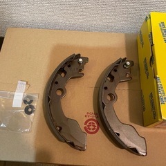 MKカシヤマ製 リア ブレーキシュー プレオ用　Z7731-20  トレーリング側のみの画像