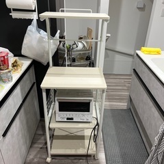 キッチンラック オーブントースター