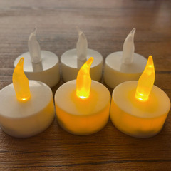 結婚式で使用しました●花瓶&キャンドルライトの画像