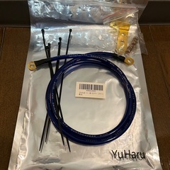 アーシングワイヤー  約100cm 1本のみ　未使用品　