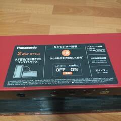 急募　中古　セラミックファンヒーター　パナソニック　温風　暖房器具　強弱　ひとセンサー　動作確認済みの画像