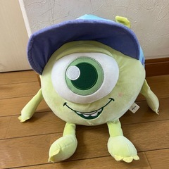 お譲り済み【無料・中古】モンスターズインク マイク ぬいぐるみ
