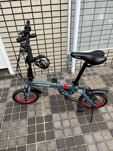 14インチアルミフレーム折りたたみ自転車