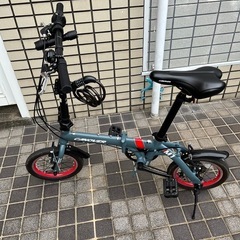 14インチアルミフレーム折りたたみ自転車 