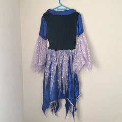 新品未使用　コスプレ 衣装 仮装 4点セット 魔女 魔法使い ウィッチ 子供 キッズ 160の画像