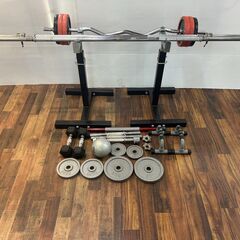  ベンチプレス トレーニング道具 セット バーベル ダンベル　プ...