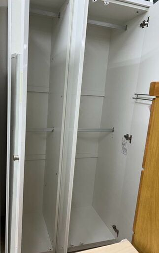 J5329 NITORI ニトリ ワードローブ クエス 100 WH ホワイト