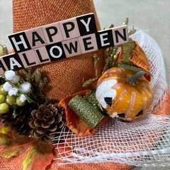 ハロウィン　帽子　飾りの画像