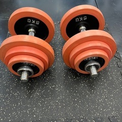 ラバー付きダンベル20kg × 2