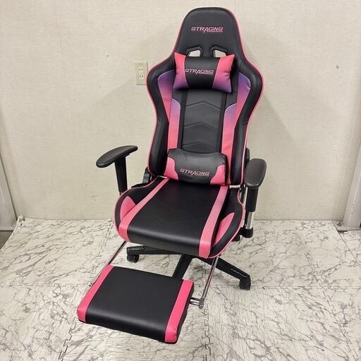  20112  スピーカー付きゲーミングチェア GTRacing   ◆大阪市内・東大阪市他 6,000円以上ご購入で無料配達いたしま