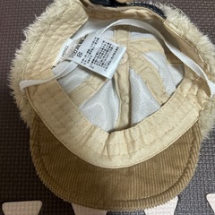 モコモコ クマ帽子 ベビー帽子の画像