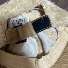 モコモコ クマ帽子 ベビー帽子の画像