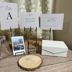 結婚式　テーブルナンバーセット