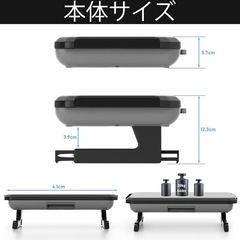 モニター台 引き出しパソコン台幅35CM ディスプレイ台耐荷重25KGの画像