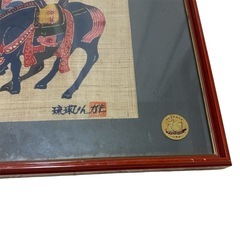 沖縄伝統工芸  琉球びんかた  「五色絵馬図」の画像