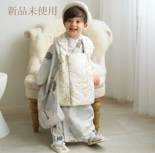 ※10/21まで取引可  utatane ひよこ商店 被布セット  七五三 男の子 3歳