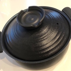 IHで使える一人用の土鍋風アルミ鍋