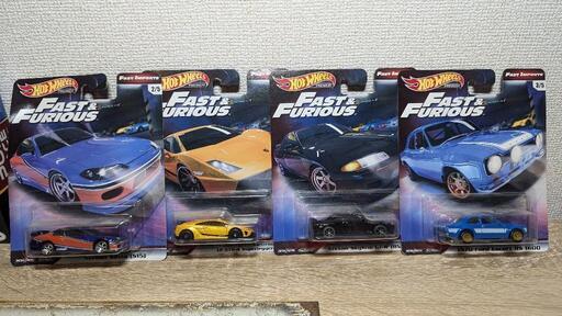レア品 ワイルドスピード ホットウィール4台セット