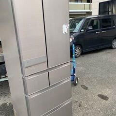NO 555★福岡市内配送設置無料★MR-JX52A-N 冷蔵庫 置けるスマート大容量 JXシリーズ ローズゴールド [517L /6ドア /観音開きタイプ] 