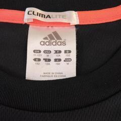 長袖Tシャツ　ロンT②　150　黒　adidas　アディダスの画像
