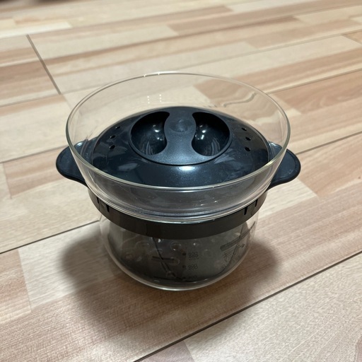ガラスのレンジご飯釜