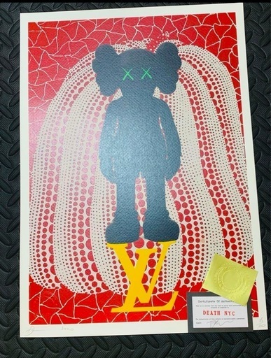 蔵出秘蔵品　正規品　DEATH NYC 世界限定100枚　バンクシー　カウズ