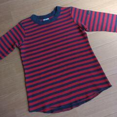 長袖Tシャツ　ロンT　150　赤　BREEZE　ブリーズ