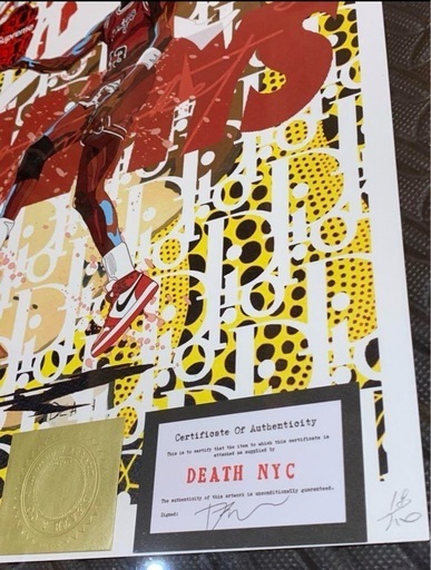 蔵出限定販売！正規品DEATHNYC 2024 世界限定100枚 バンクシー カウズ