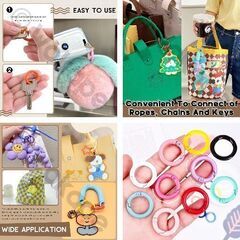 キーリング同色5個セット（新品）の画像