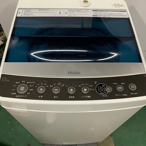 【2018年】 洗濯機 JW-C55A 5.5kg ハイアール ホワイト