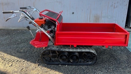 筑水キャニコム BFP302 運搬車 GM90Lエンジン、リコイル式 手動ダンプ最大積載200㎏　動作確認済み。