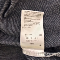 INDEX インデックス　ワールド　トレーナー　グレー　長袖　ビジュー付　美品の画像