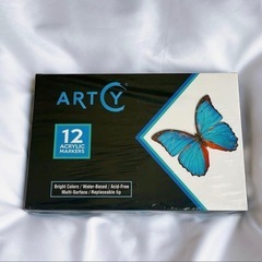 新品 アクリルペン 12本セット 水性