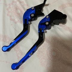 バイク用品　スズキ GSX-R600 GSX-R750用 レバー 青黒