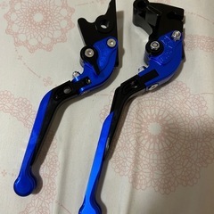 バイク用品　スズキ GSX-R600 GSX-R750用 レバー 青黒の画像