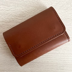 ☆お値引可能☆【極美品】Prof Line  三つ折財布 栃木レザー コンパクト ウォレット の画像