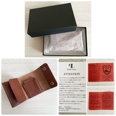 ☆お値引可能☆【極美品】Prof Line  三つ折財布 栃木レザー コンパクト ウォレット の画像
