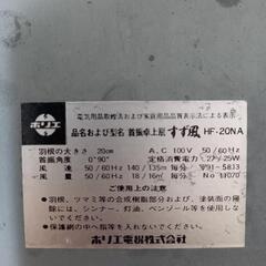 レトロ扇風機の画像