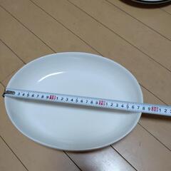 皿 カレー他 ホワイトの画像